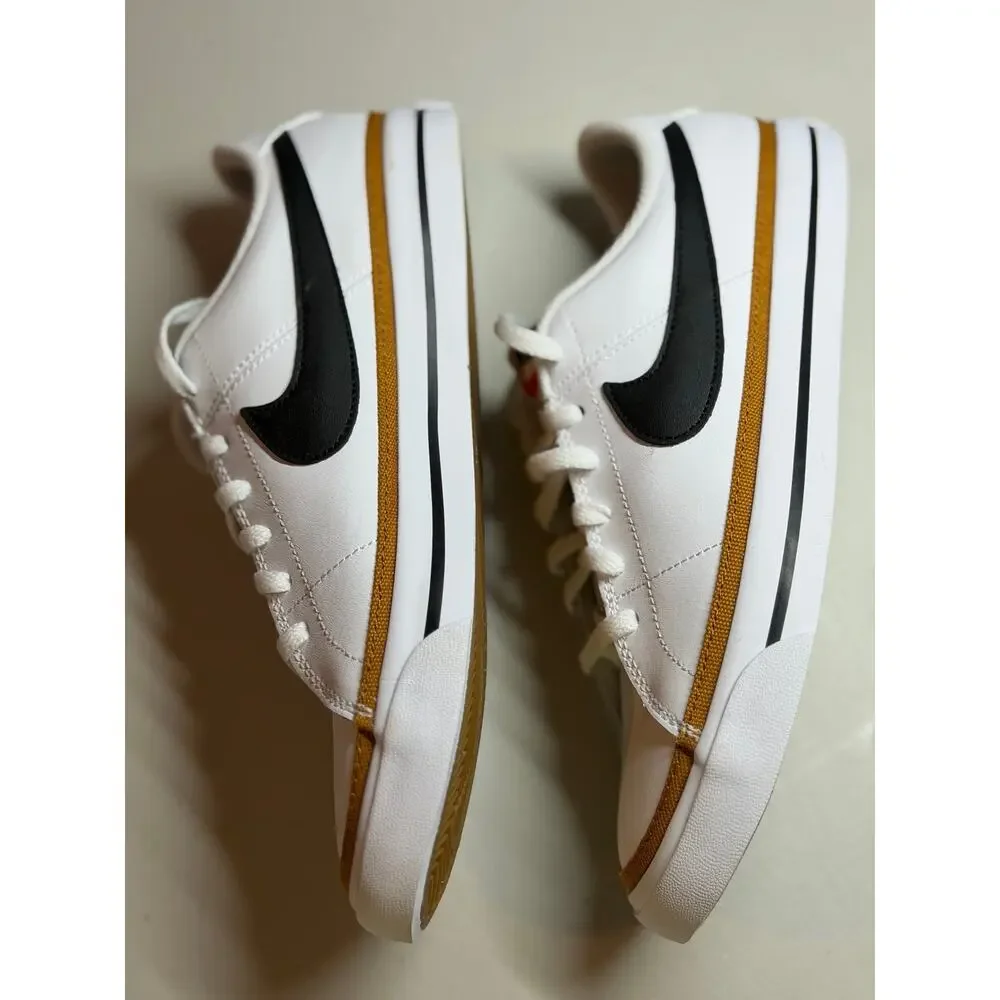 NEW! 7Y Nike Court Legacy GS White Little & Big Kid Unisex Sneakers